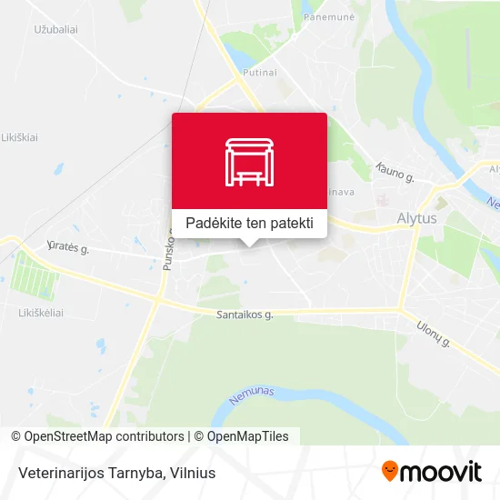 Veterinarijos Tarnyba žemėlapis