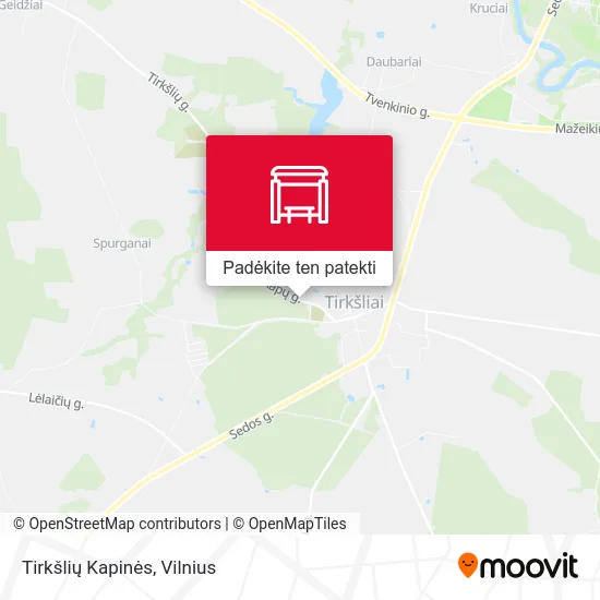 Tirkšlių Kapinės žemėlapis