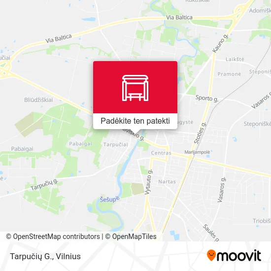 Tarpučių G. žemėlapis