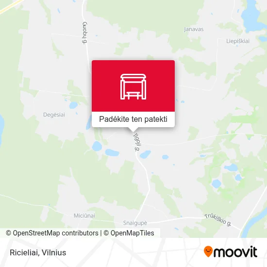 Ricieliai žemėlapis