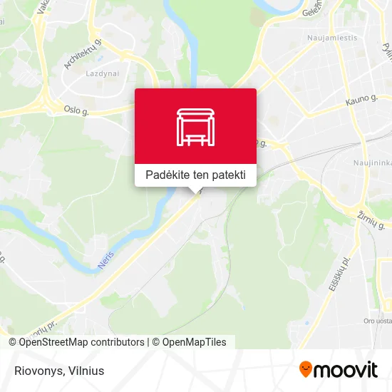 Riovonys žemėlapis