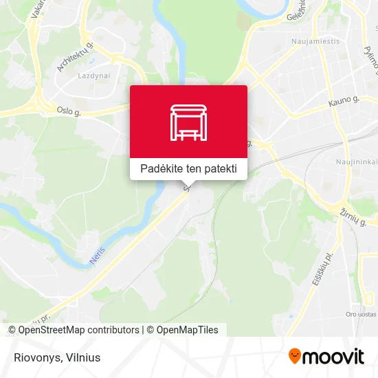 Riovonys žemėlapis