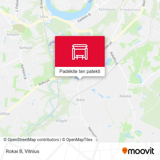 Rokai B žemėlapis