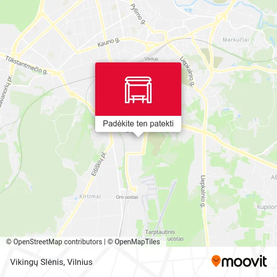 Vikingų Slėnis žemėlapis