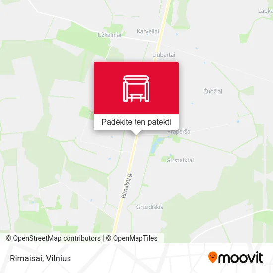 Rimaisai žemėlapis