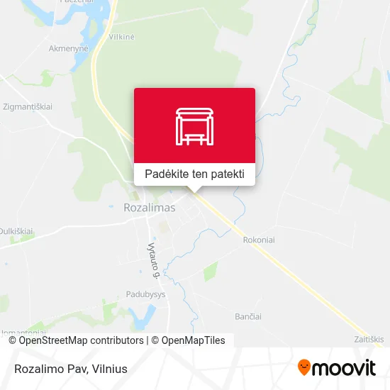 Rozalimo Pav žemėlapis