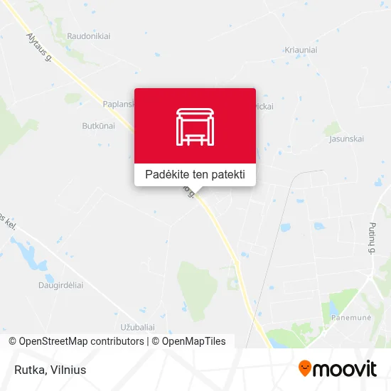 Rutka žemėlapis