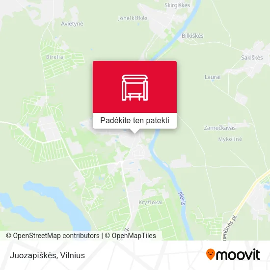 Juozapiškės žemėlapis