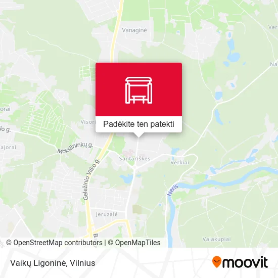 Vaikų Ligoninė žemėlapis