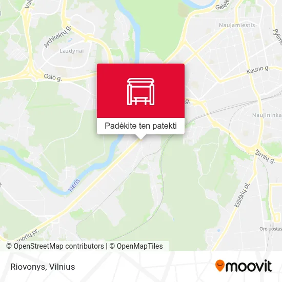 Riovonys žemėlapis