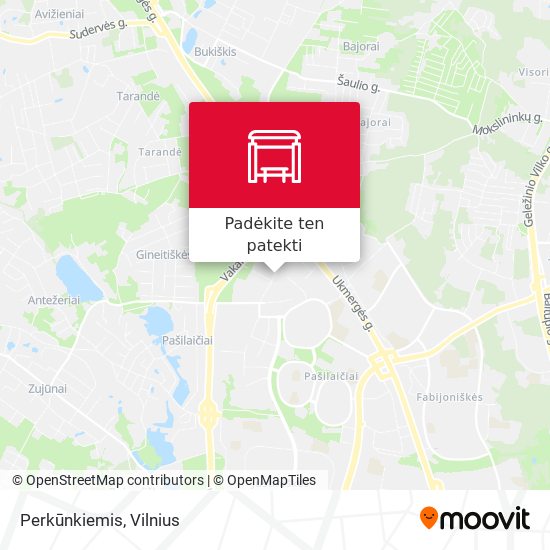 Perkūnkiemis žemėlapis