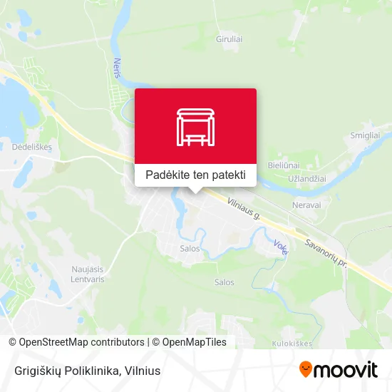 Grigiškių Poliklinika žemėlapis