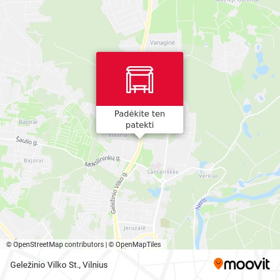 Geležinio Vilko St. žemėlapis