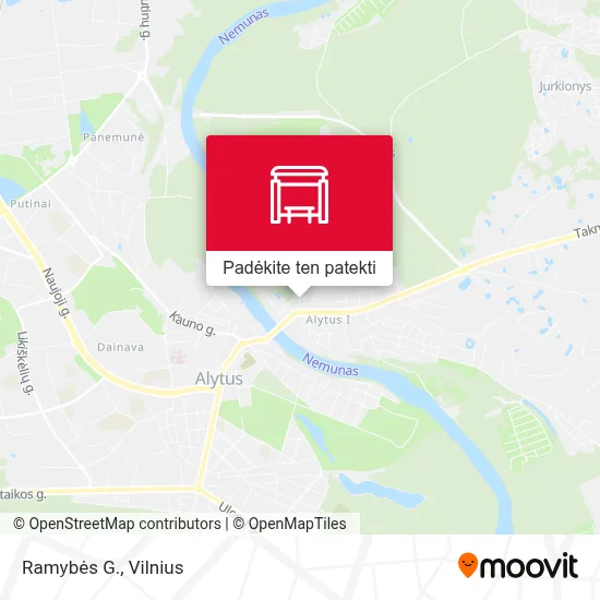 Ramybės G. žemėlapis