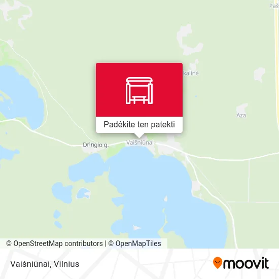 Vaišniūnai žemėlapis