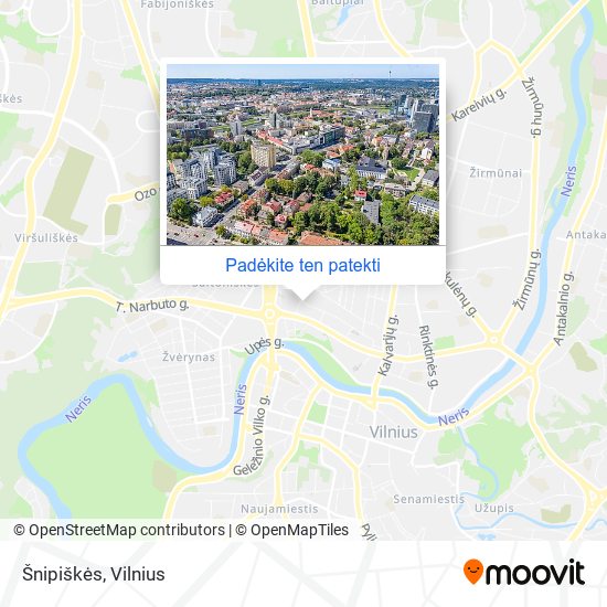 Šnipiškės žemėlapis