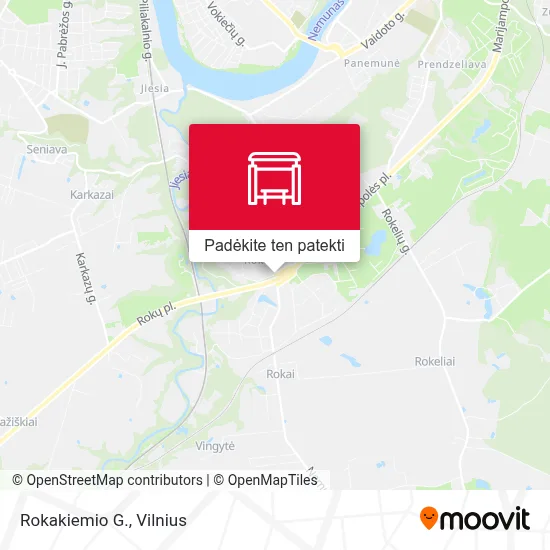 Rokakiemio G. žemėlapis