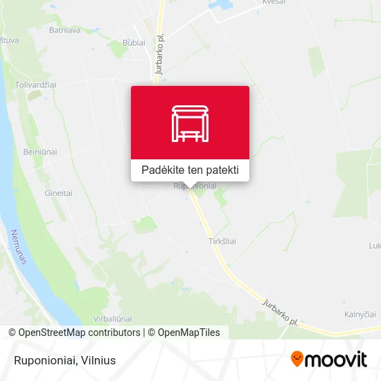 Ruponioniai žemėlapis