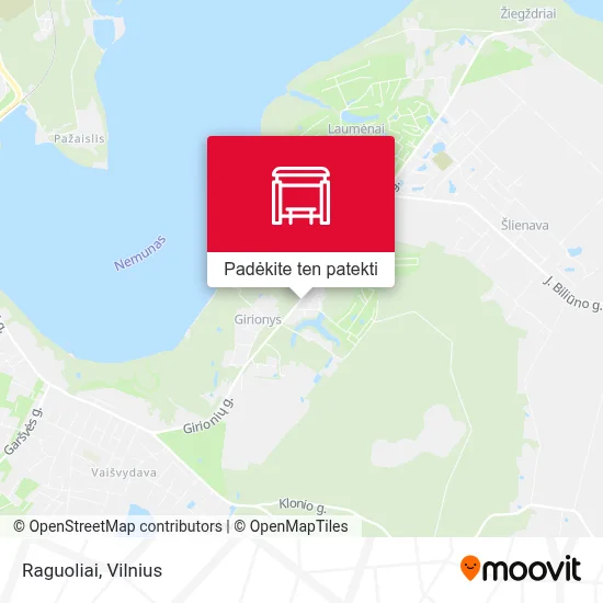 Raguoliai žemėlapis