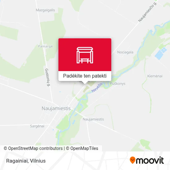 Ragainiai žemėlapis