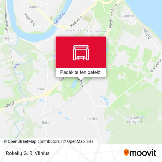 Rokelių G. B žemėlapis