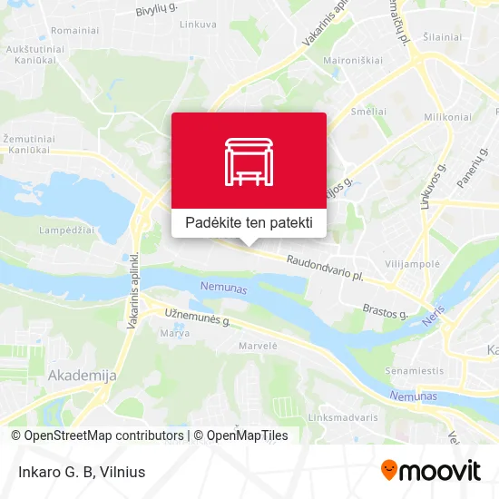 Inkaro G. B žemėlapis