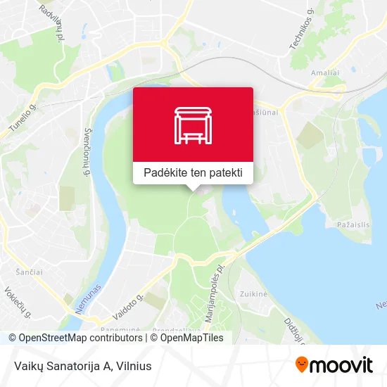 Vaikų Sanatorija A žemėlapis