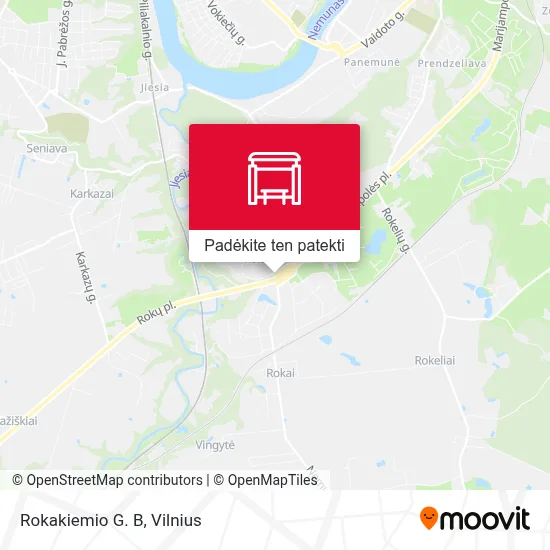 Rokakiemio G. B žemėlapis