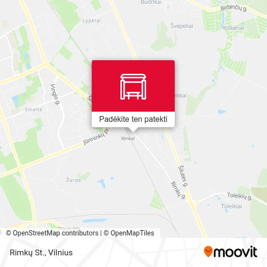 Rimkų St. žemėlapis