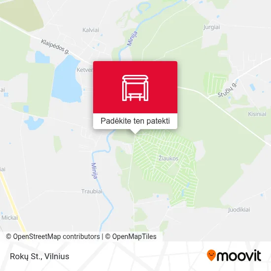 Rokų St. žemėlapis