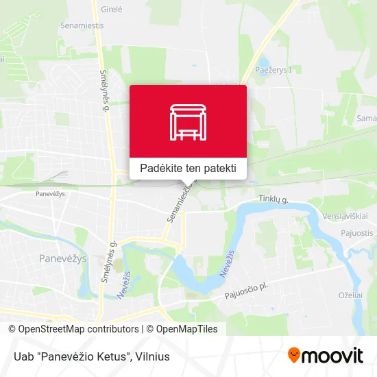 Uab "Panevėžio Ketus" žemėlapis