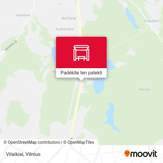 Vilaikiai žemėlapis