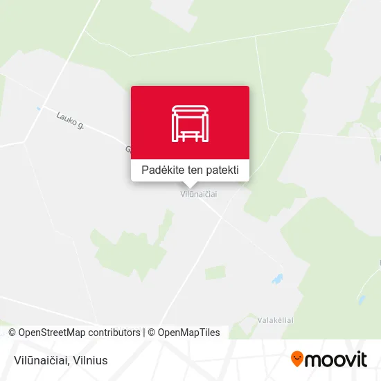 Vilūnaičiai žemėlapis