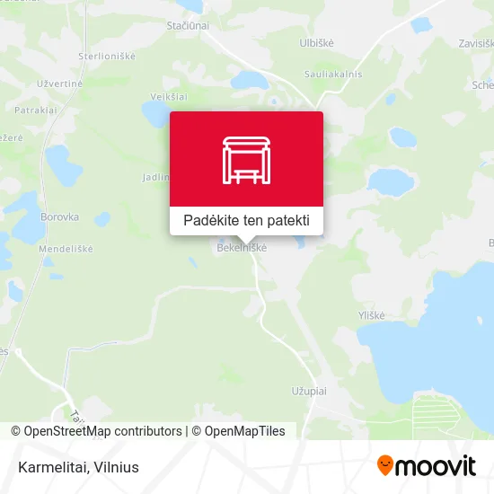 Karmelitai žemėlapis