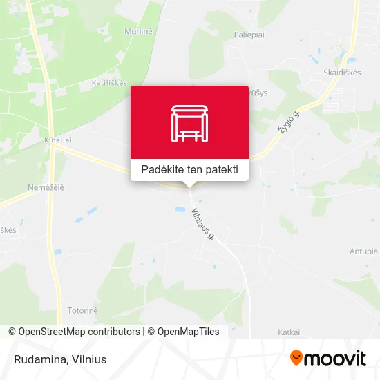 Rudamina žemėlapis