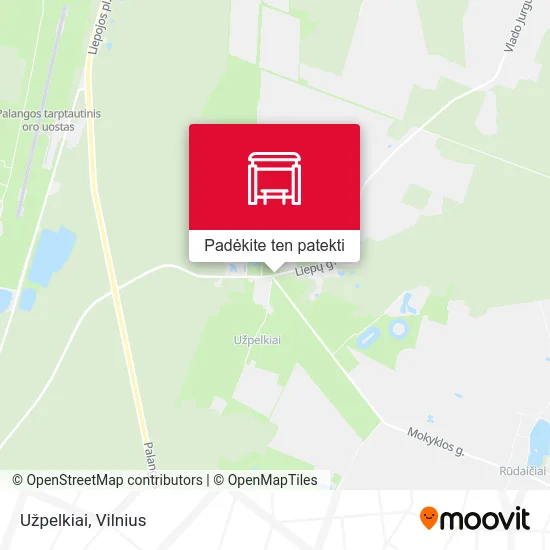 Užpelkiai žemėlapis