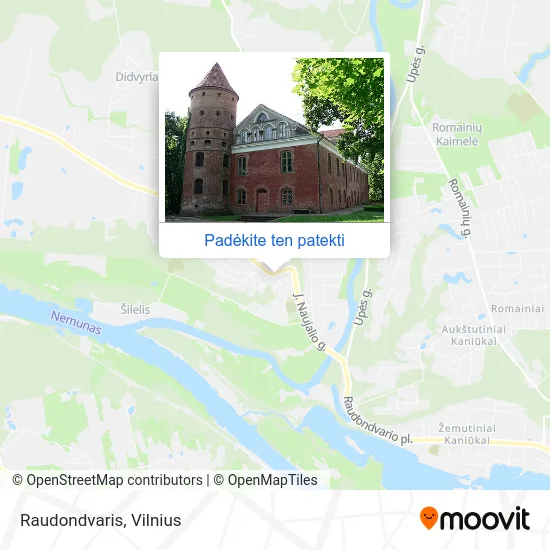 Raudondvaris žemėlapis