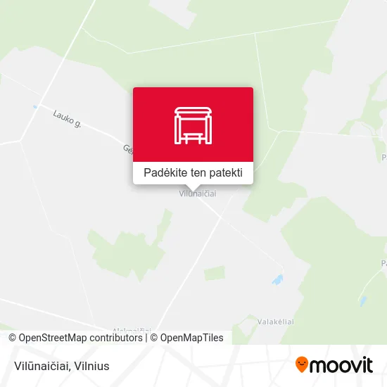 Vilūnaičiai žemėlapis