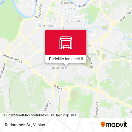 Rudaminos St. žemėlapis