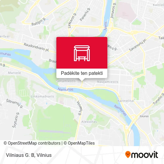 Vilniaus G. B žemėlapis