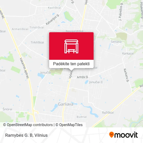 Ramybės G. B žemėlapis