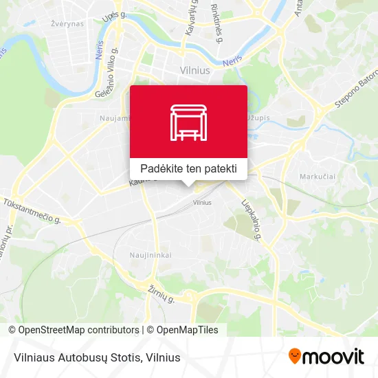 Vilniaus Autobusų Stotis žemėlapis