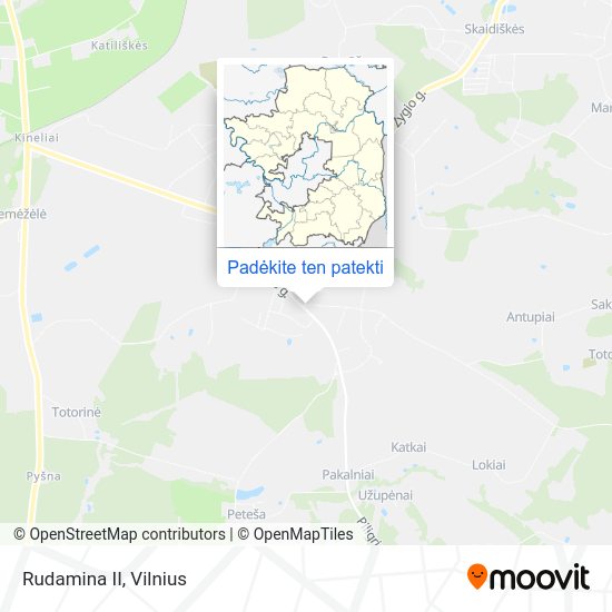 Rudamina II žemėlapis