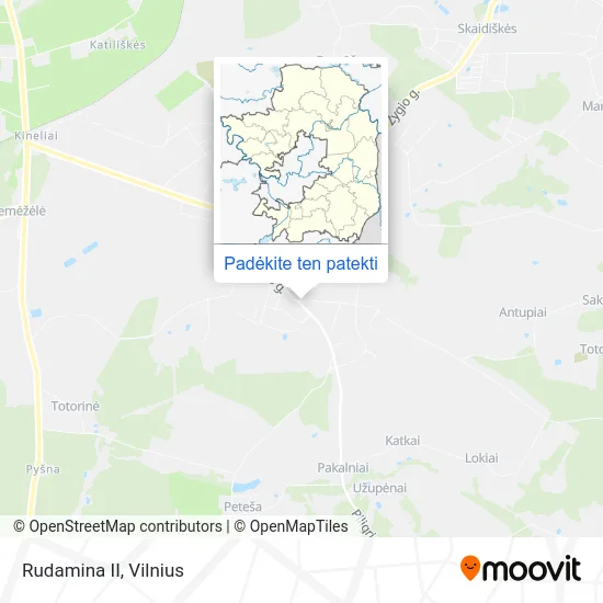 Rudamina II žemėlapis