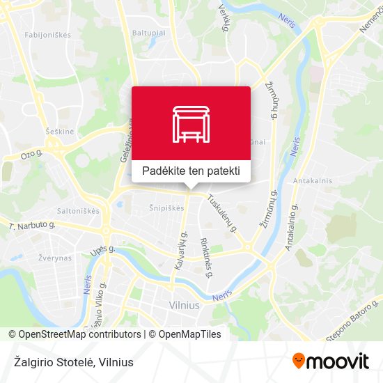 Žalgirio Stotelė žemėlapis