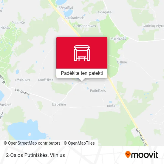 2-Osios Putiniškės žemėlapis
