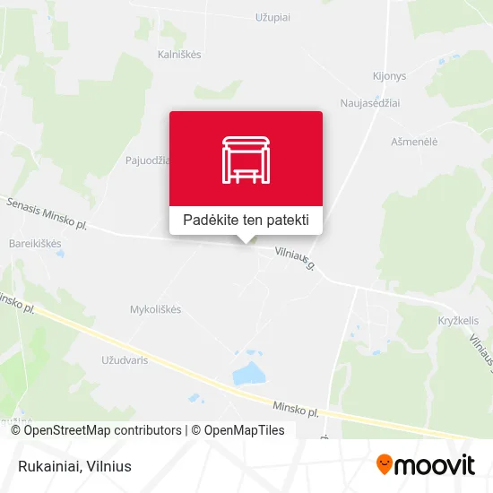 Rukainiai žemėlapis
