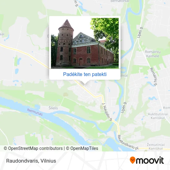 Raudondvaris žemėlapis