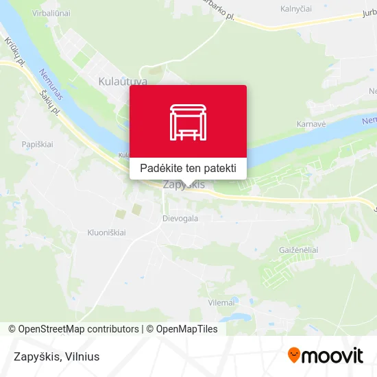 Zapyškis žemėlapis