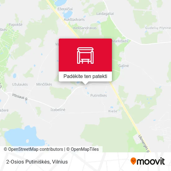 2-Osios Putiniškės žemėlapis